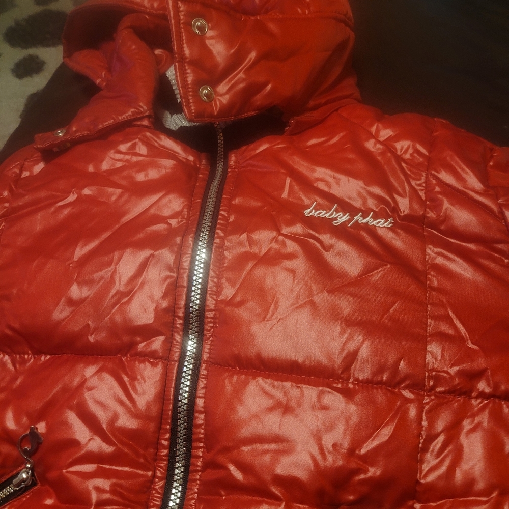 Ladies jacket baby phat red 1x